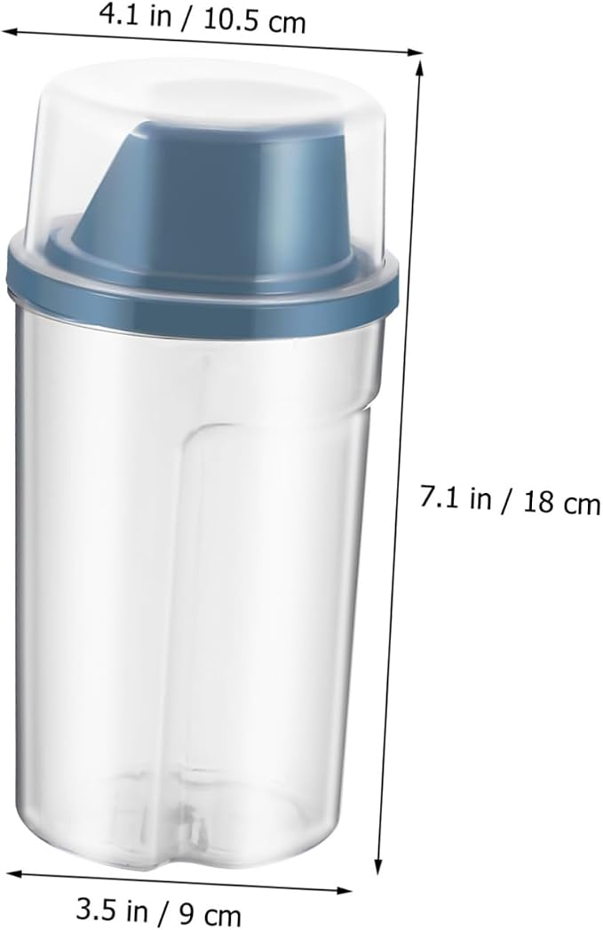 2Pcs Airtight Pet Food Storage Containers Clear Dog Food Bin with Tilted Spout No Spill Design for Cats and Dogs