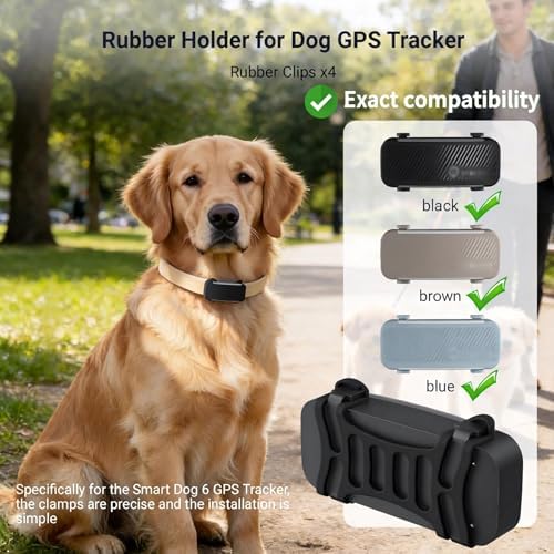 Rubber Clip x 4 Compatible with Tracti Smart Dog 6 LET