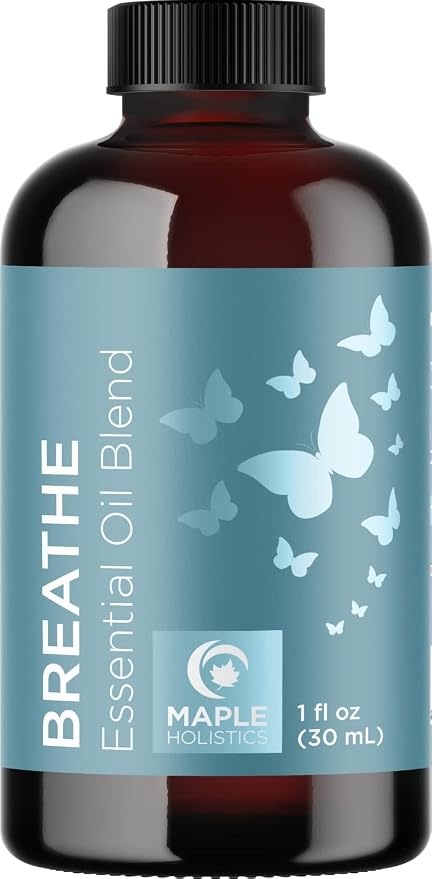 Breathe and Defend Essential Oils Set - Purifying Essential Oil Blends for Diffuser Aromatherapy and Baths - Relaxing Essential Oils for Diffusers for Home