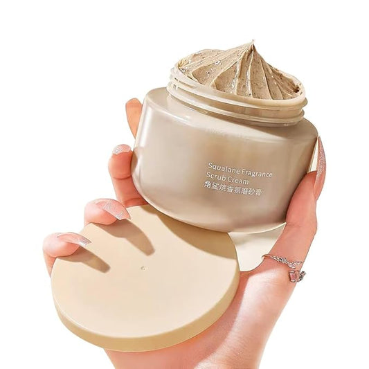 Squalane Body Scrub - Exfoliates & Deeply Nourishes for Smooth, Radiant Skin (Fragrance)
