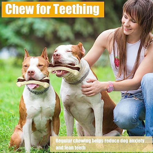 Sosation 10 Pcs Dog Chew Toys for Aggressive Chewers, 5.1 x 2 Inch