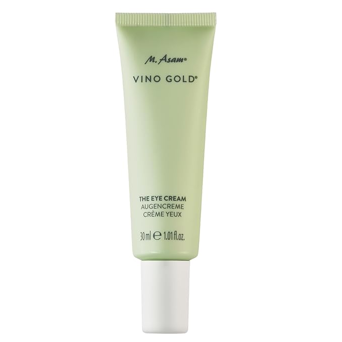 M. Asam VINO GOLD Eye Cream (30ml) – Under Eye Brightener For Dark Circles, Caffeine Skincare With Hyaluron & Antioxidants, Anti Aging Treatment For Firmer & Smoother Eye Area, Vegan & Fragrance Free