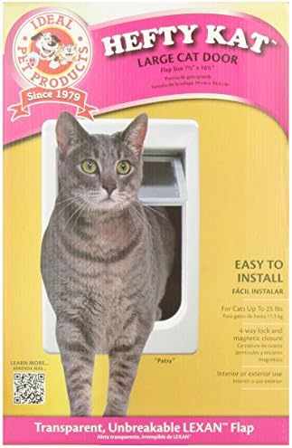 Ideal Pet Products Chubby Kat Door, Large, 7.5" x 10.5" Flap Size