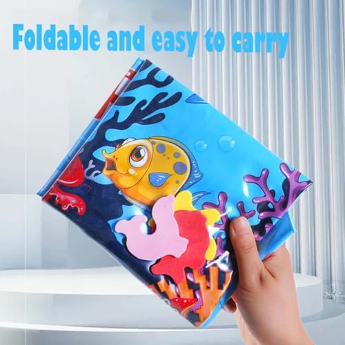 Pet Water Sensory Mat, Floating Fish Interactive TPU Thickened Water Bed Cooling Pad, Anti-Scratch Water Filled Play Matfor Cats Dogs Kittens Puppies Pets in Summer (Rectangle A)