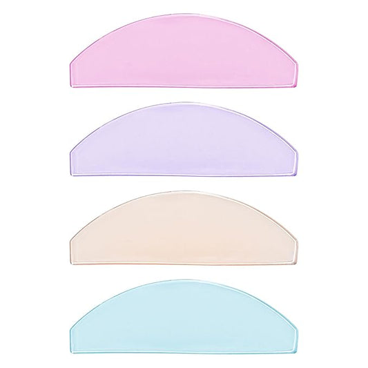Flat Lash Lift Shields Glueless Ultra Thin Silicone Pads for Perming Lotion No.1, Lash Softening Shields for Easy Korean Eyelash Lift (Colorful)