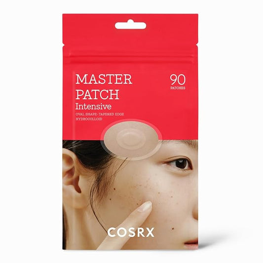 COSRX Master Patch Intensive 90 Patches | Oval-Shaped Hydrocolloid Pimple Patch with Tea Tree Oil & Salicylic Acid | Quick & Easy Blemish, Zit, Spot Treatment | Korean Skin care