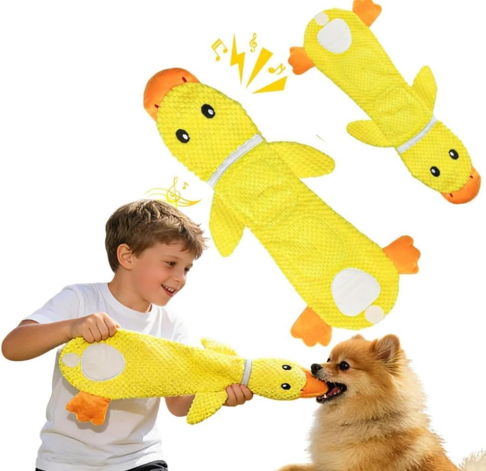 2 Pack Interactive Dog Toys for Small Dogs,No Stuffing Tug Toy