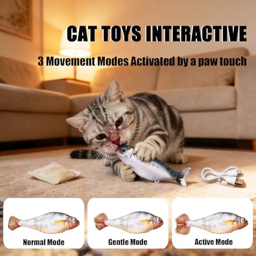 Catnip Toys for Cats Cat Nip Toys Cat Fish Toy Catnip Toy Small Floppy Fish Cat Toy Flopping Fish Cat Toy Cat Nip Toys for Indoor Cats Cat Chew Toys Cat Nip Toy Cat Toys Catnip Fish Toy for Cats Fish
