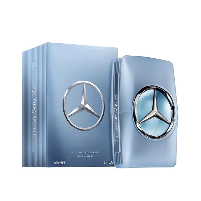 Mercedes-Benz Man Fresh - Eau de Toilette for Men - Long Lasting Mens Cologne - Bergamot, Cedarwood Cologne for Men - Mens Cologne Spray - 3.4 oz