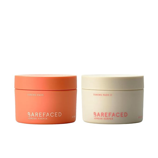 Barefaced Clear Skin Duo - Toning Pads & Toning Pads II - Renew, Resurface and Clear Dull, Dry or Acne-Prone Skin