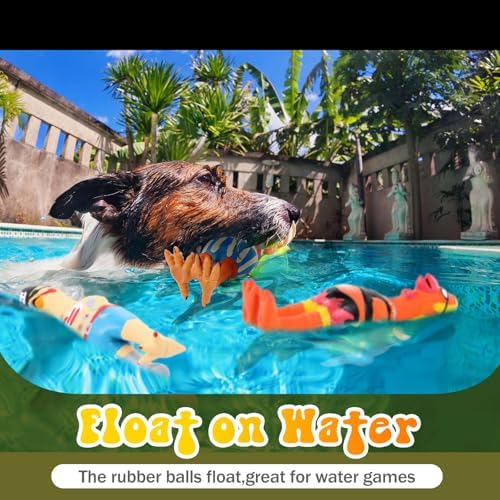 Silipull 3 Pcs Squeaky Rubber Chicken Dog Toys Latex Chew Toys, Cool