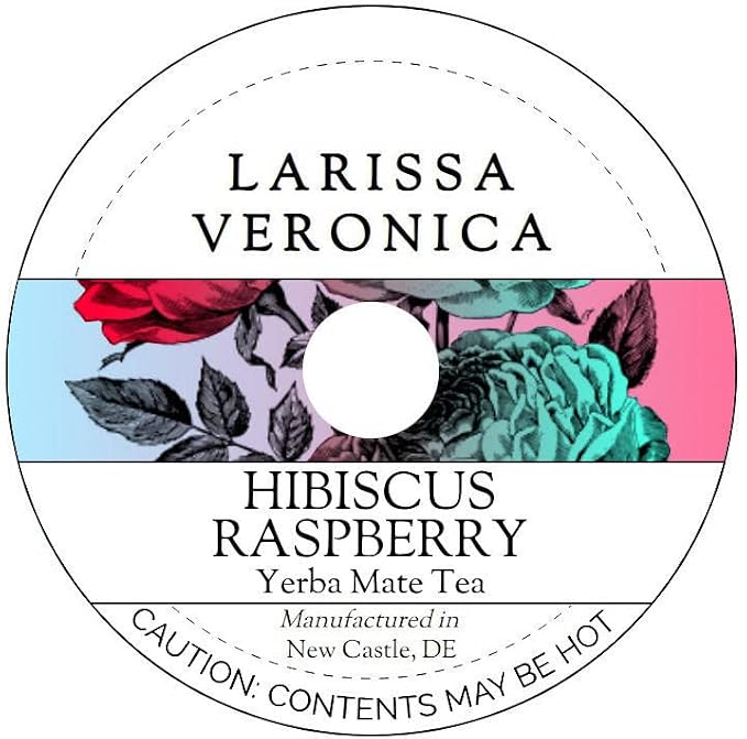 Hibiscus Raspberry Yerba Mate Tea (Single Serve K-Cup Pods) (12 pods, ZIN: 577766)