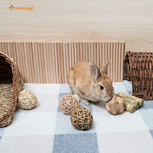 Niteangel Natural Chew Activity Toys: Meets Small Pet Chewing Needs & Mood