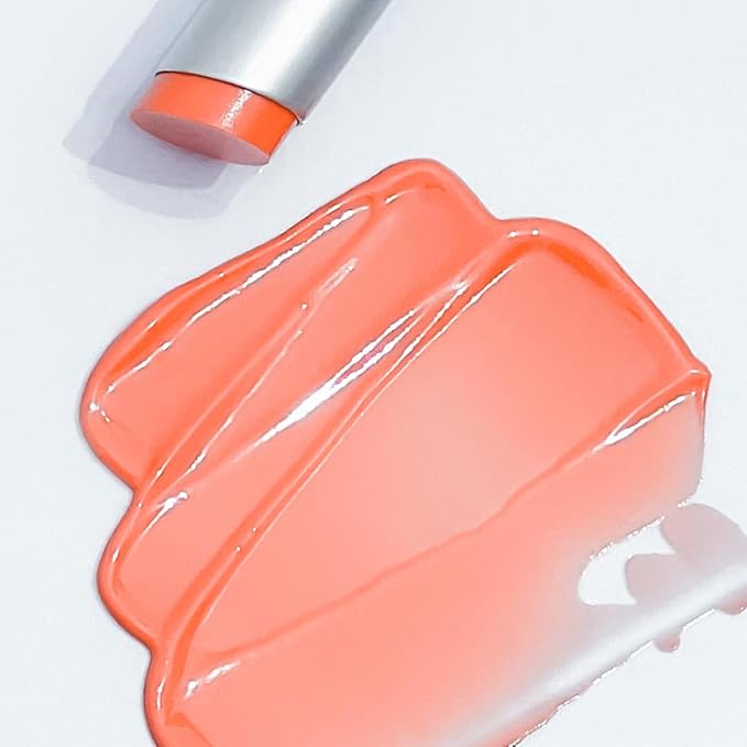 rom&nd GLASTING MELTING BALM 08 CORALIA - Hydrating Lip Gloss Balm for Juicy, Plump, & Vivid Coral Shine
