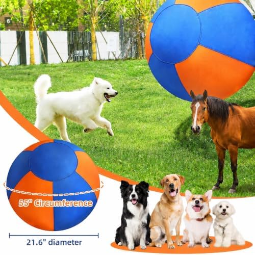 21'' Dog Herding Ball,Bite Resistant Anti-Burst Training Toy