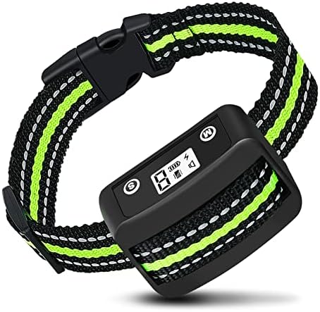 Dog Bark Collar, Rechargeable Anti Barking Collar with 8 Adjustable Sensitivity Levels, Beep, Vibrate & Static Modes, Dog Shock Collar for Small Medium Large Dogs