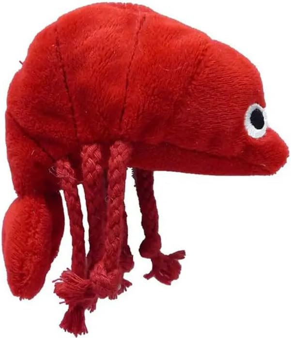 Mad Cat Pouncin' Prawn Catnip & Silvervine Cat Toy for Kittens, Pack of 1