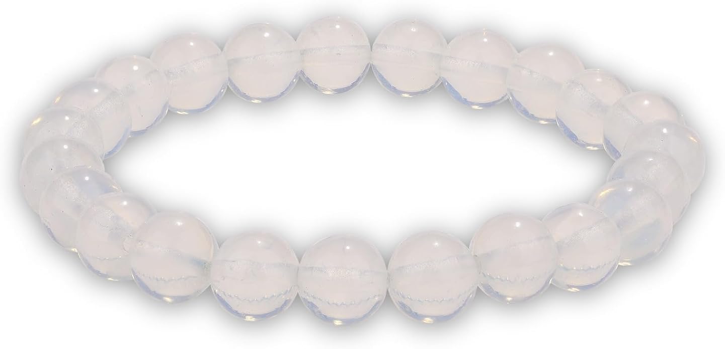 Crystal Vibe 8mm Beaded Bracelets For Women Men - Healing Crystal Bracelet - Adjustable Size