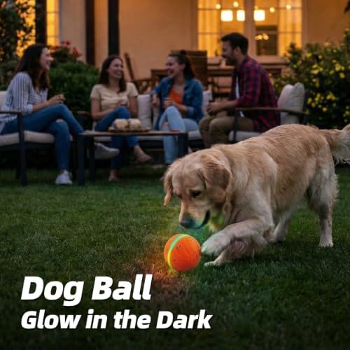 Diman Interactive Dog Toys, Moving Balls for Dogs, 3 Bounce Modes, 3.2 Inch