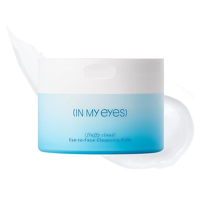 In My Eyes Cleansing Balm Makeup Remover, Natural Gentle Clean Balm for Waterproof Eye Face Lip Makeup, Oil Based Cleanser, Made for All Skin Types, Non-Comedogenic, 3.4fl.oz/100ml