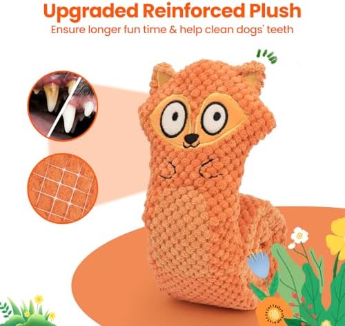 HGB Large Squeaky Snuffle Dog Puzzle Toy for Large Medium Small Dogs