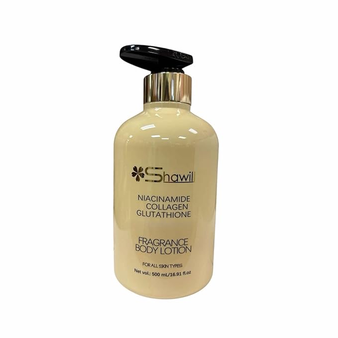 Shawill Niacinamide Collagen & Glutathione Fragrance Body Lotion 500ml - Nourishing Hydration for All Skin Types