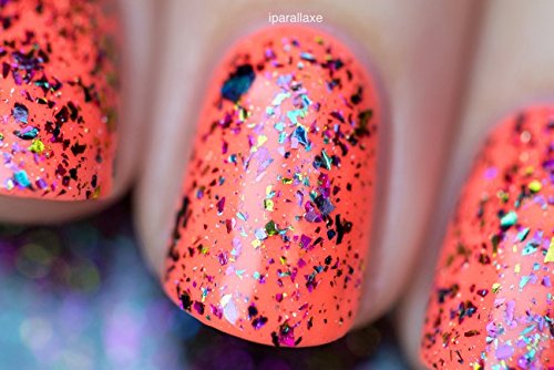 ILNP Kaleidoscope - Purple, Magenta, Green, Gold, Turquoise Ultra Chrome Color Shifting Flakie Nail Polish