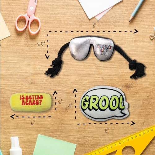 Mean Girls, Interactive Toy Bundle for Dogs, Catchphrase Dog Toy Set
