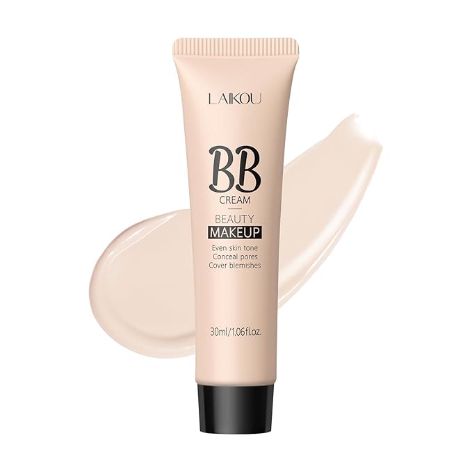 Korean BB Cream & Foundation 2-in-1 - Buildable Coverage Tinted Moisturizer with SPF, for a Natural Matte Finish & All-Day Wear (160 Light)