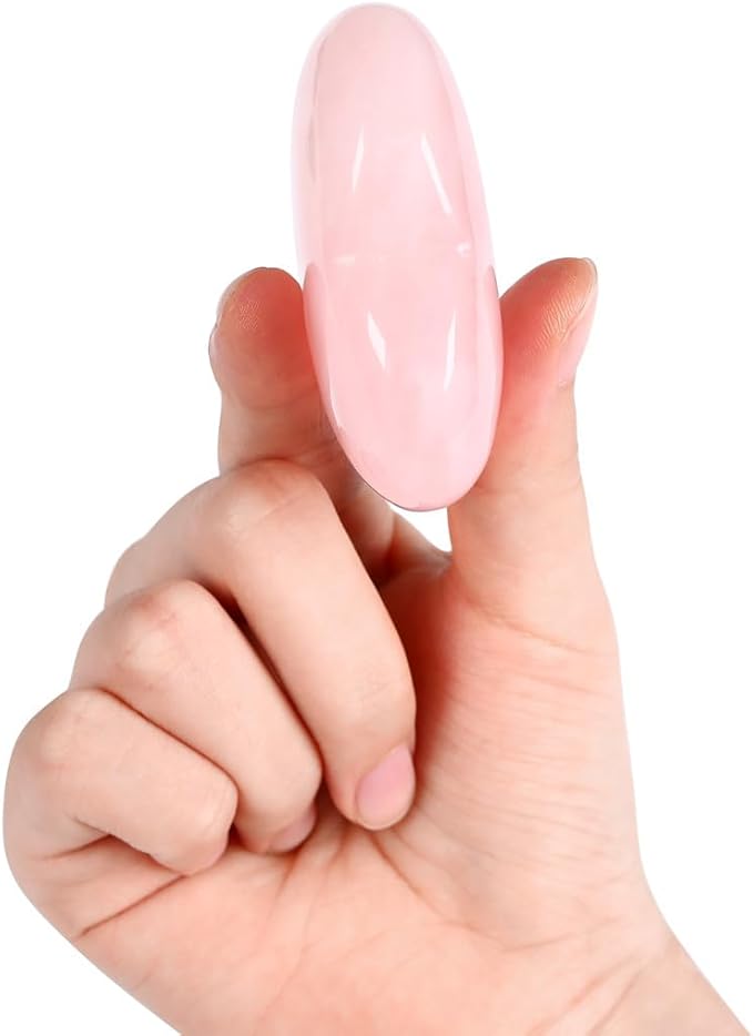 MAIBAOTA 60 mm Rose Quartz Crystals Heart Stone Valentines Anniversary Day Gifts for Her Women Crystal Gifts for Women Natural Reiki Gemstone Polished Heart Shaped Rocks Meditation