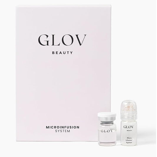 Glov Beauty Micro Infusion System - At Home Microinfusion with Anti Aging Serum - 1x Infusion Application 3x Serums
