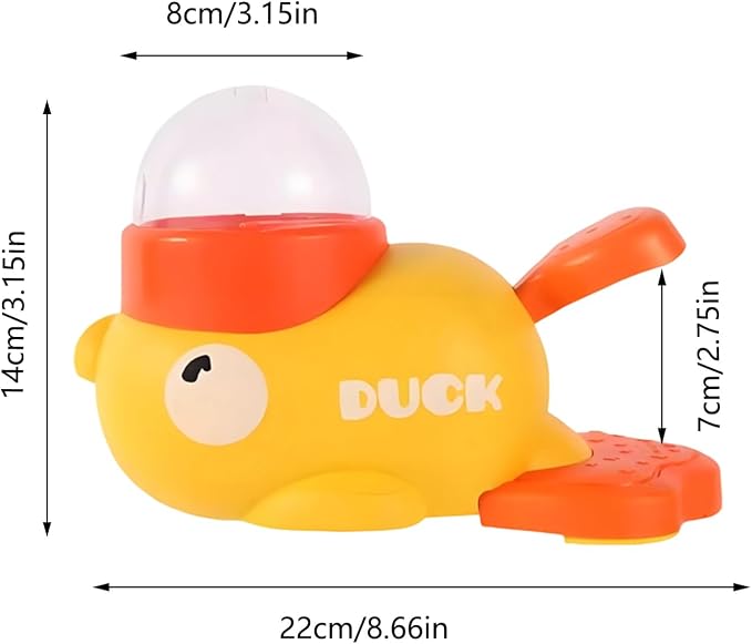 Interactive Duck Puzzle Treat Dispenser Anti-Bloat IQ Training Pet Toys | Slow Feeder Puzzle, Mental Stimulation & Anxiety Relief, Helps Reduce Vomiting and Overeating, Indoor Enrichment