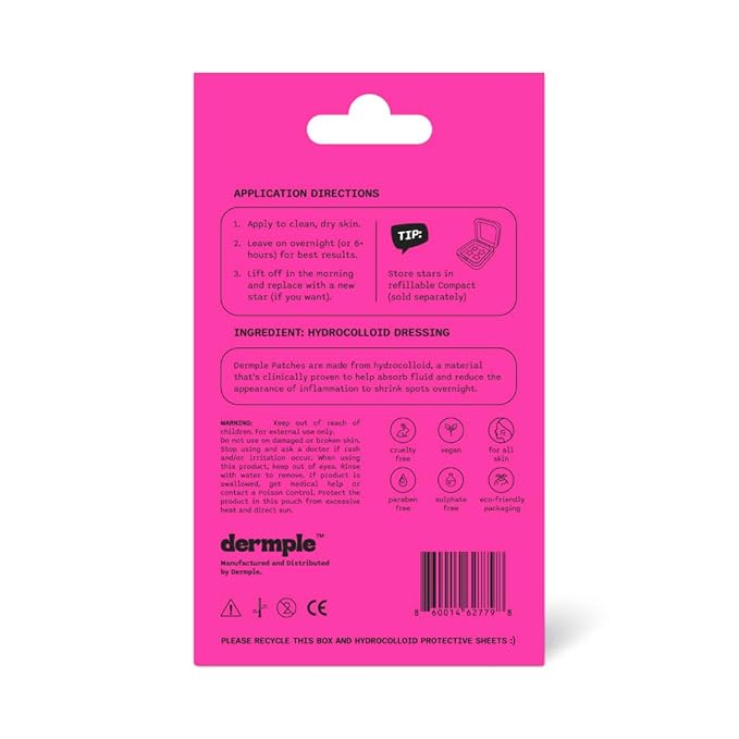 Pimple Patch Color Paper Boxes (72 Count) (Pink)