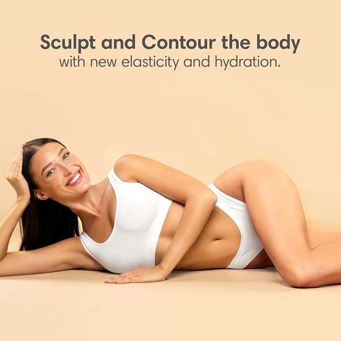 Consult Beaute Unscented Champagne Lift Hydrating Firming Body Cream with Pink Pepperslim, Moisturizer, Tightens Crepey Skin, Tones & Hydrates Dry Skin on Arms & Legs - 8 oz.