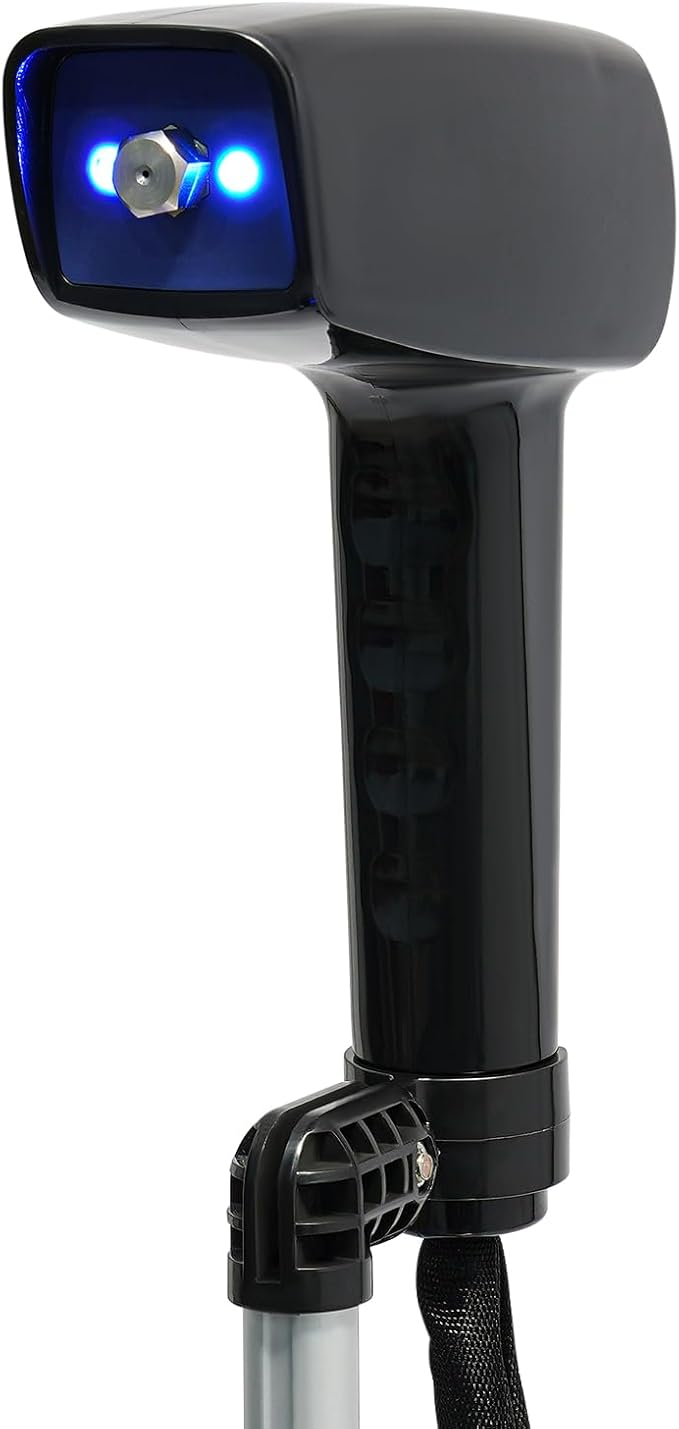 Nano Hair Steamer, Multifunctional Professional Nanoscale Spray for Hair Care Hair Repair, 1200W Nano Mist Hair Steamer for Deep Conditioning with Bottom Wheels and Smart Touch Control