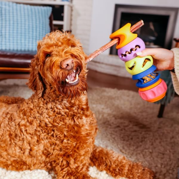 Playstack Enrichment Dog Toy for Treats - The Play & Chase Stack
