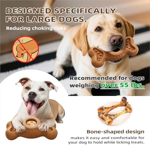 Sedioso Though Dog Toys for Aggressive Chewers, Frozen Dog Toy to Keep Them Busy, Indestructible Dog Toy for Large Medium Small Breed, Chew Toys for Dogs Reduces Anxiety & Solve Boredom
