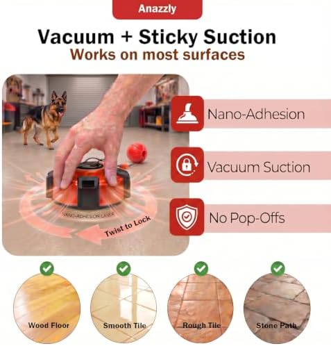 Interactive Dog Tug Toy, stim Teeth chew Toy for Dogs Solo Play-red