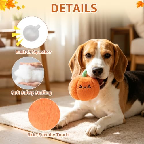 SCENEREAL Christmas Dog Rope Toys (Corn &Pumpkin & Chicken)