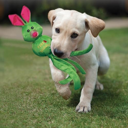 KONG Wubba Friends Ballistic Dog Toy - Durable Interactive Squeaky Toy for Dogs, Assorted Colors/Animals, Ideal for Fetch & Tug-of-War (Extra Large)