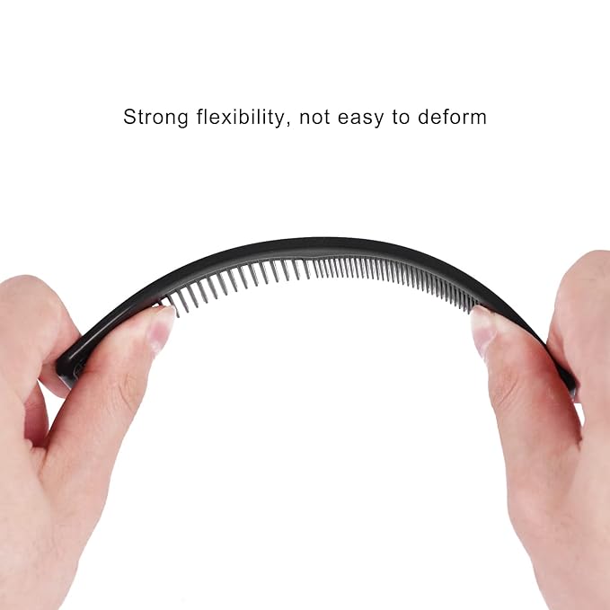 Hipruict Sturdy Double Tooth Hair Pocket Combs, Individually Wrapped in Bulk Pack of 500 for Homeless, Charity, and Care Packs