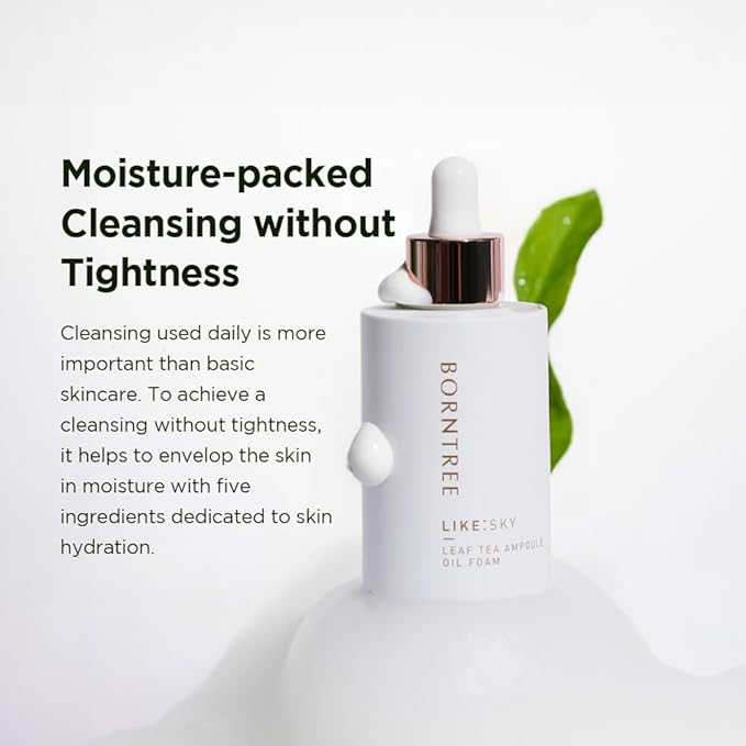 BORNTREE Like Sky Leaf Tea Ampoule Oil Foam 5.07 fl oz