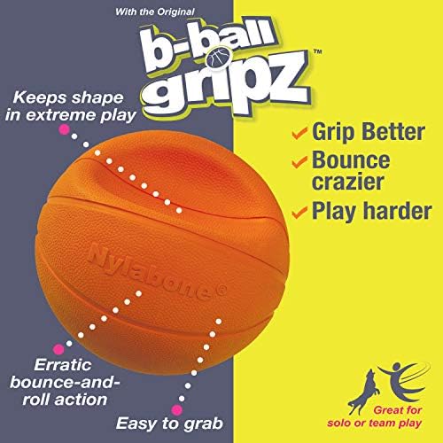 Nylabone Power Play Basketball Gripz Dog Play Toy, Large