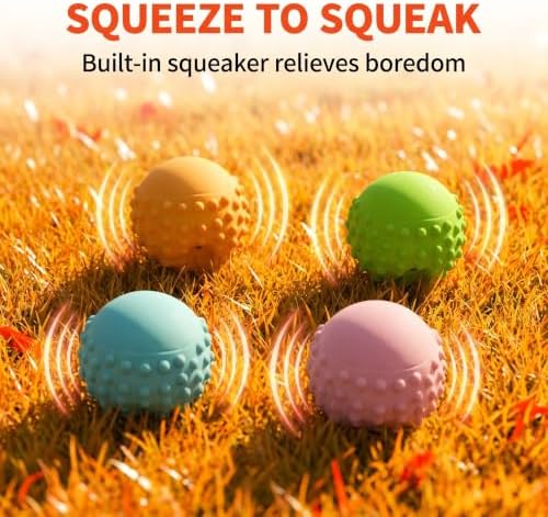 Squeaky Dog Toys for Puppy Small Medium Dogs, 4PCS
