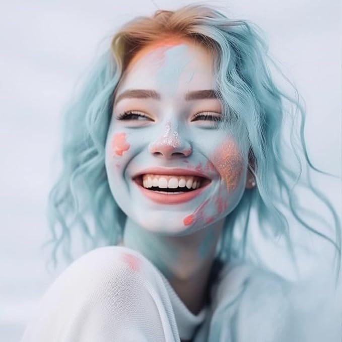 Face and Body Paint Pastel Blue (30gm)Non-Toxic High-Quality Paint for Children and Adults Halloween Makeup, Costumes, Festivals
