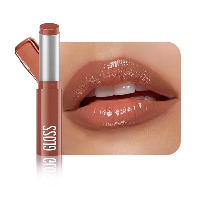 Light Brown Honey Tinted Lip Stain Lip Balm Lip Gloss Lipstick, Sheer Hydrating Lip Stains Tint, Moisturizing Lip Color for All Skin Tones, Nourishing Lip Balm with a Hint of Natural Black Cherry