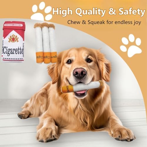 3 Packs Funny Interactive Dog Toys, Puff Stick Toys with a Box for Small to Medium Breed, Stress Relieving Fun for Indoor Cats,Dog Accessories Boy Gift