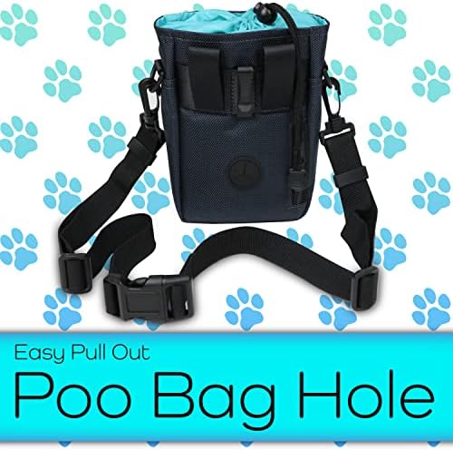 H&H Pets Dog Treat Pouch with Shoulder Strap, Waste Bag Dispenser, Dog Treat Pouch, Training Accessories
