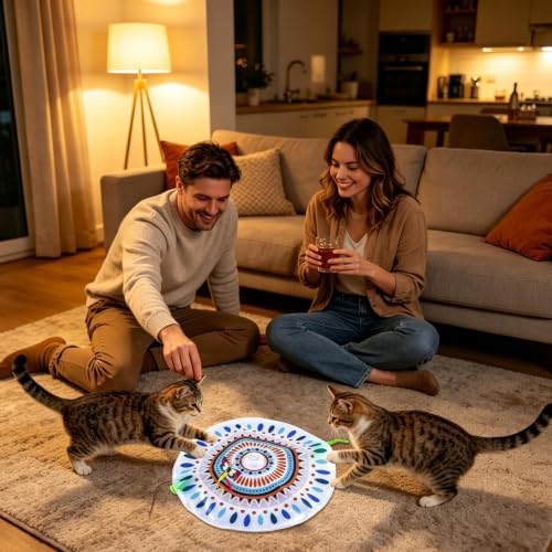 Cat Interactive Toys, Rechargeable Smart Kitten Training Game, Automatic