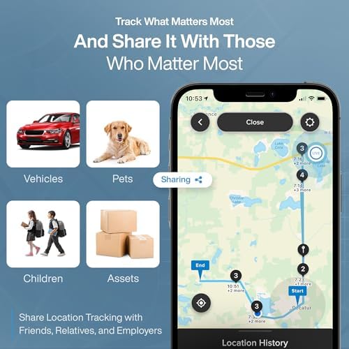 Cube GPS Tracker for Vehicles Assets Kids, Mini GPS Trackers for Dogs, Car Tracker Device: Real Time Worldwide Location SOS Pings Geo-Fencing + Rechargeable Battery Requires Subscription | IP67 Waterproof Mini GPS Tracker Device with Movement Alerts, G...
